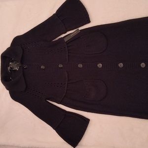 NWT BCBG Long Cardigan Cottagecore Boho Goth